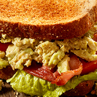 photo of completed recipe for Cobb Egg Salad Sandwich