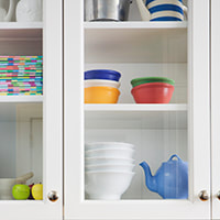 photo of a kitchen cabinet to represent the miscellaneous category for recipes