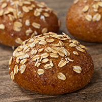 photo of baked Whole-Wheat Irish Soda Bread Rolls 