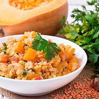 photo of Winter Vegetable Dal or Red Lentils